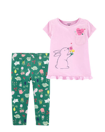 Carters Girls 2-Pc L/S Set Carters Girls 2-Pc L/S Set